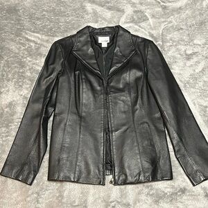 NWOT East 5th Women’s Leather Scuba Jacket